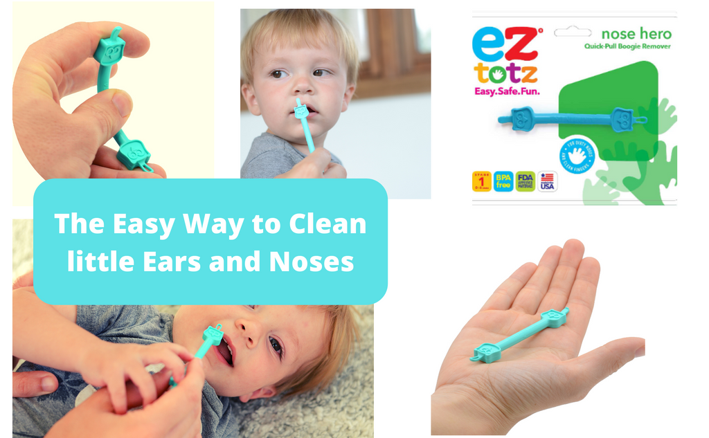 The Easy Way to Clean Little Ears and Noses